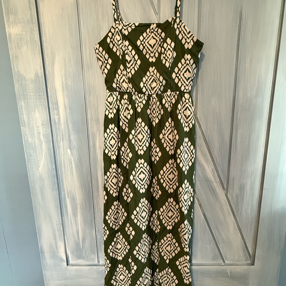 As U Wish Olive and White Dress